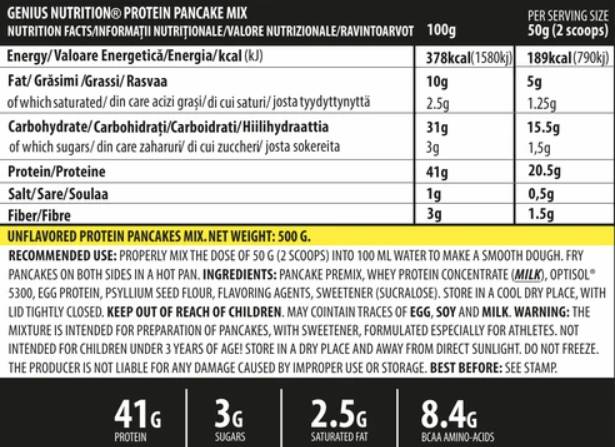 Proteinpfannkuchen 500 Gramm