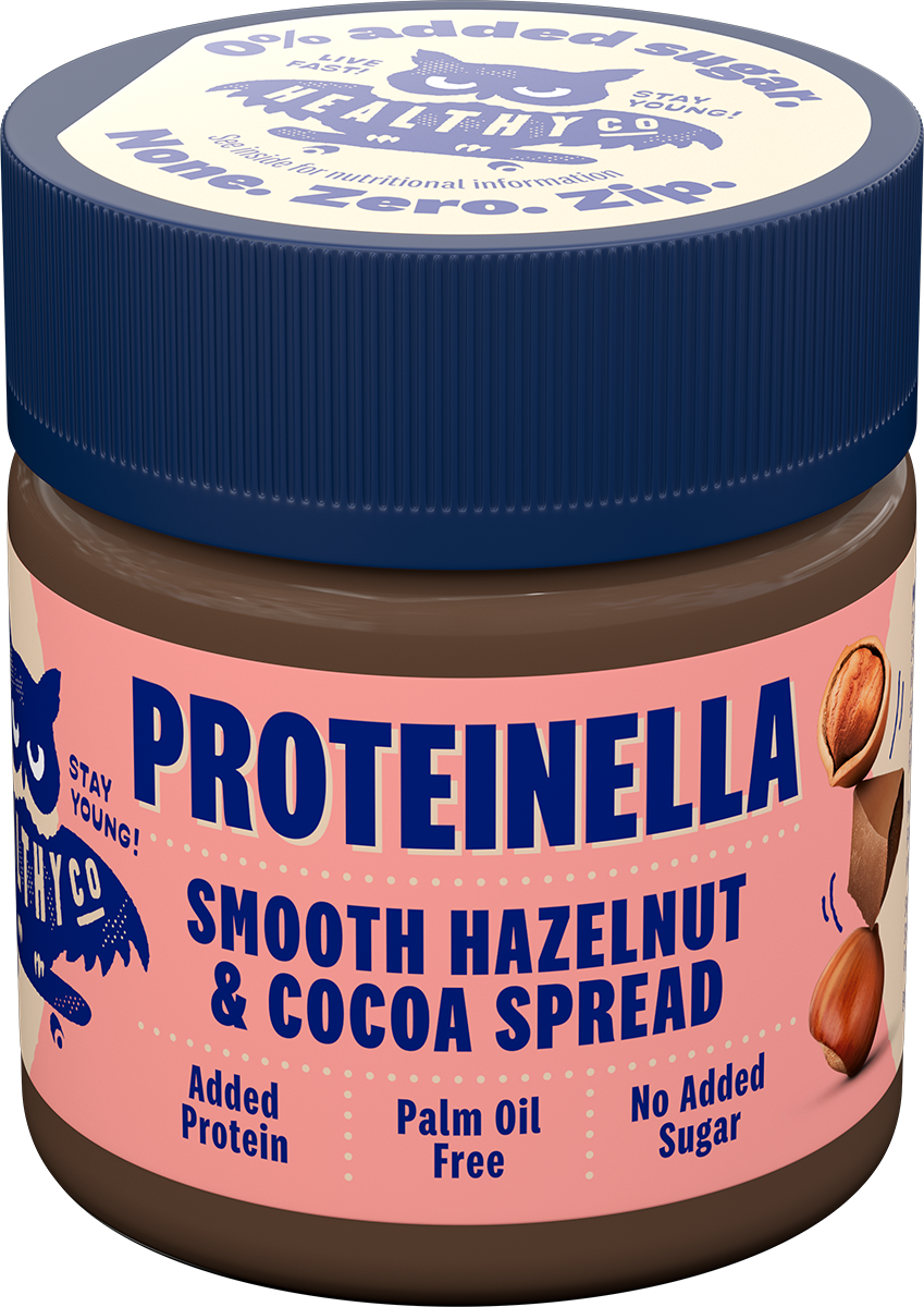Proteinella Haselnuss und Kakao 200 g – flüssige Schokolade ohne Zuckerzusatz und ohne Palmöl
