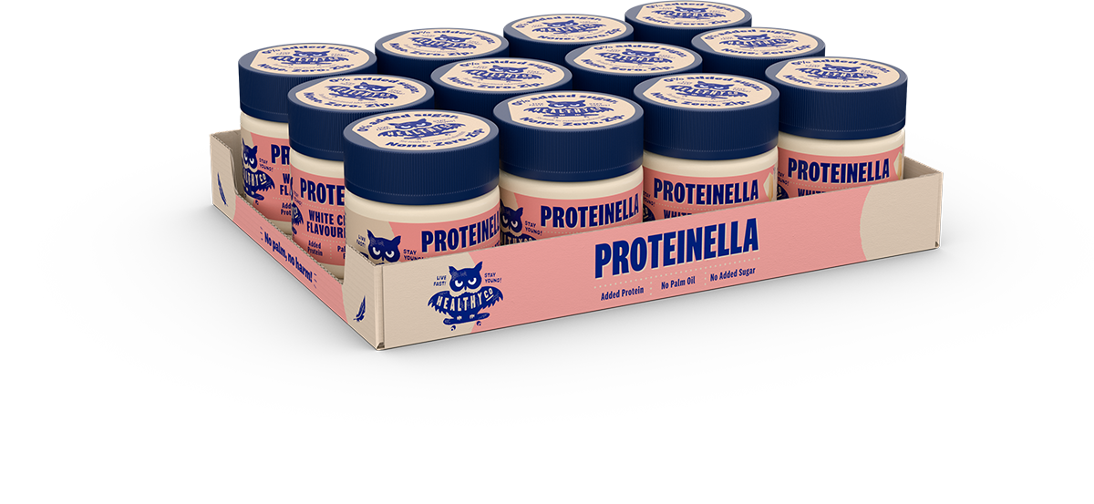 Proteinella Weiße Schokolade 200 g – flüssige weiße Schokolade ohne Zuckerzusatz und ohne Palmöl