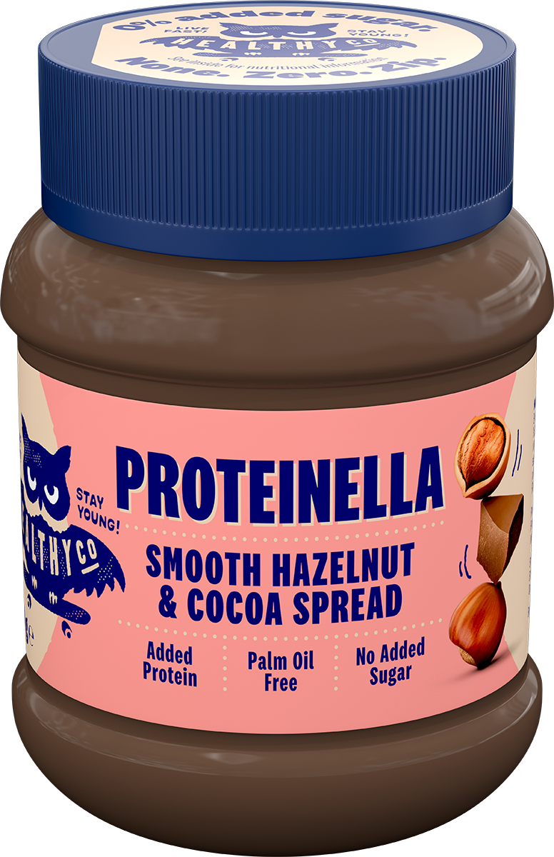 Proteinella Haselnuss und Kakao 400 g – flüssige Schokolade ohne Zuckerzusatz und ohne Palmöl