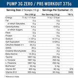 Pumpe 3G Stim-Free | Pre-Workout der nächsten Generation – 375 Gramm