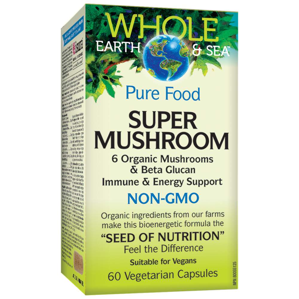 Pure Food Super Mushroom NON-GMO 60 Kapseln