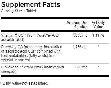 Pureway -C 1000 mg mit Bioflavonoiden - 90 Tabletten