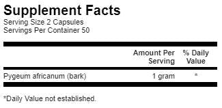Pygeum 500 mg - 100 Kapseln