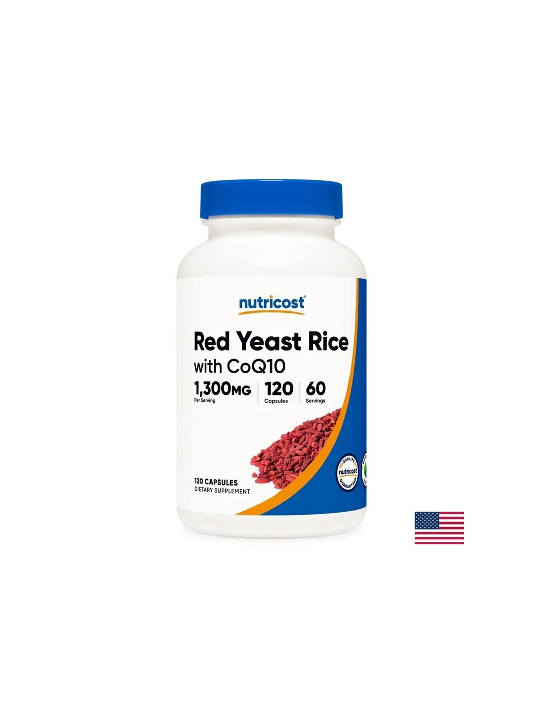 Bei hohem Cholesterinspiegel – Roter Reis (Hefe) + Coenzym Q10, 60 Kapseln