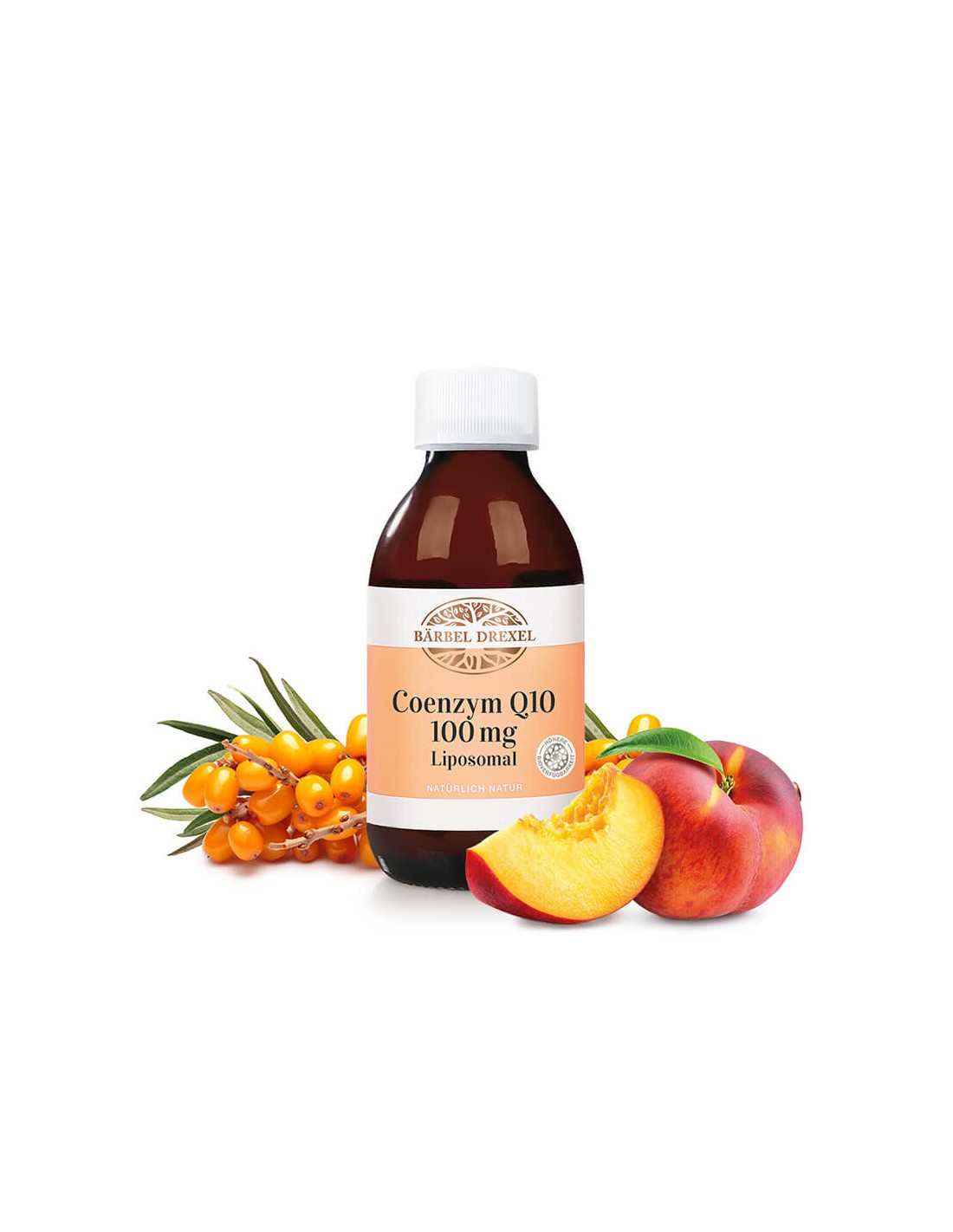 Coenzym Q10 mit hoher Absorption – Für ein gesundes Herz, 150 ml (Pfirsichgeschmack)
