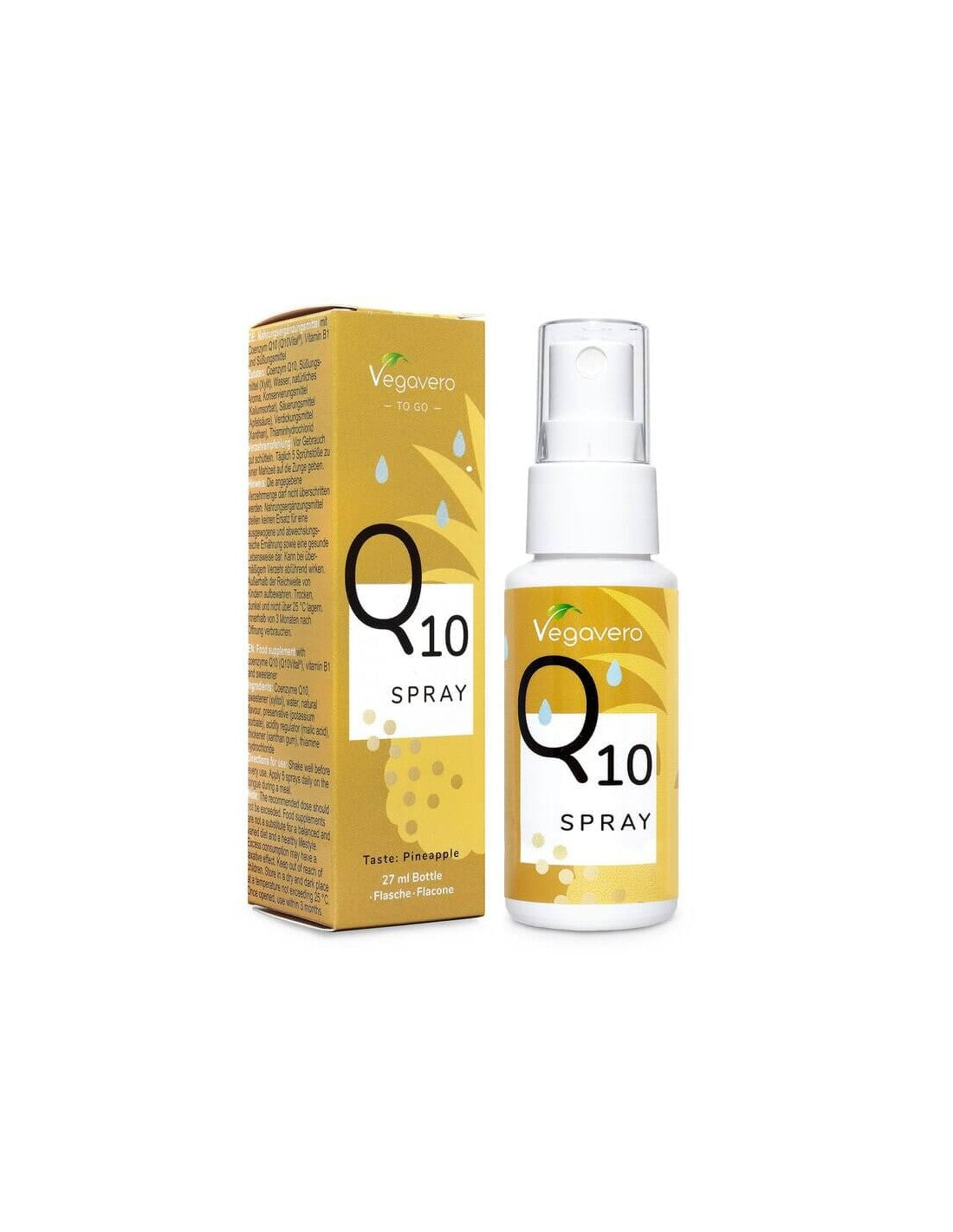 Q10-Spray/Coenzym Q10/Mundspray, 27 ml, 100 % vegan <tc>Vegavero</tc>