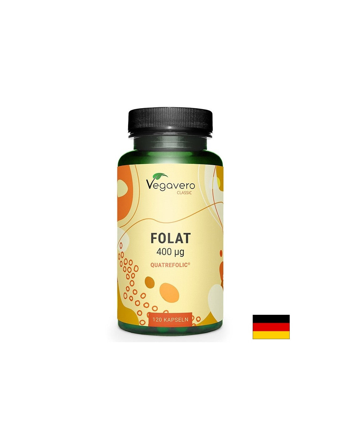 Folsäure Quatrefolic (Methylfolat), 120 Kapseln