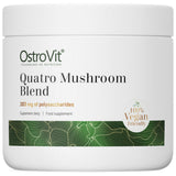 Quatro-Pilzmischungspulver | Löwenmähne ~ Reishi ~ Cordyceps ~ Chaga 100 Gramm