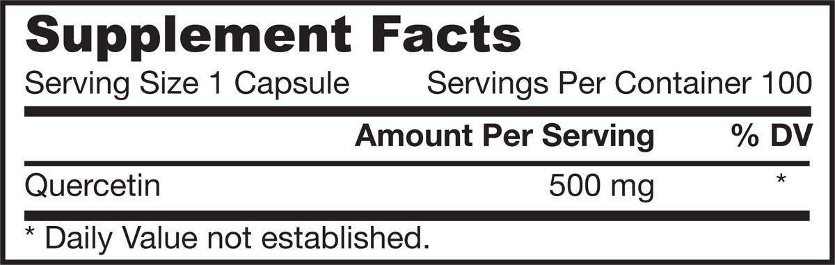 Quercetin 500 mg – 100 Kapseln