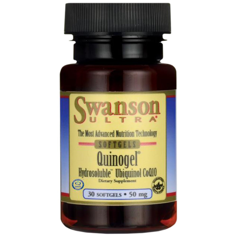 Quinogel - hydrosolbles Ubiquinol CoQ10 30 Gelkapseln