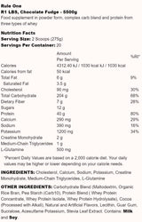 R1 LBS | Kalorienreicher Mass Gainer – 5500 Gramm