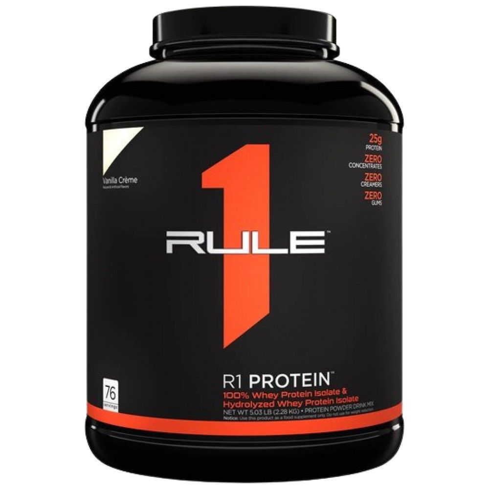 R1-Protein | 100 % Molkenisolat und Molkenhydrolysat – 2196–2280 Gramm