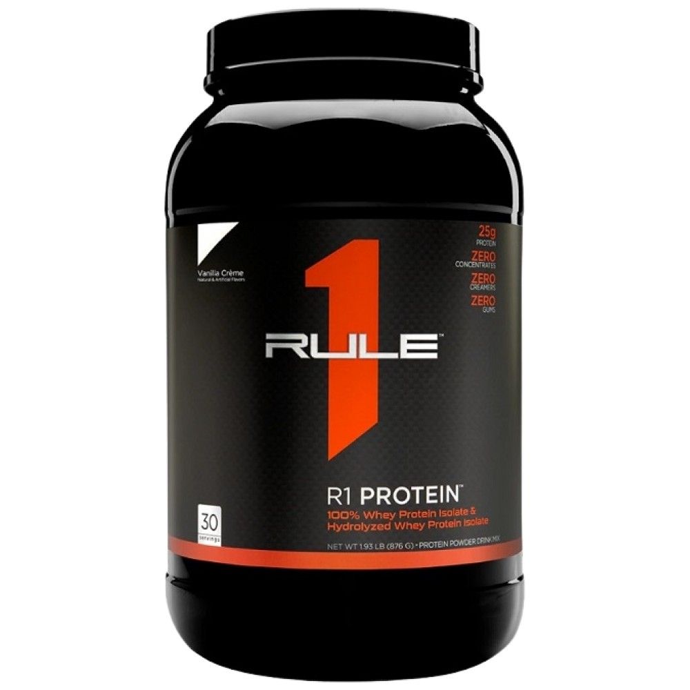 R1-Protein | 100 % Molkenisolat und Molkenhydrolysat – 855–930 Gramm