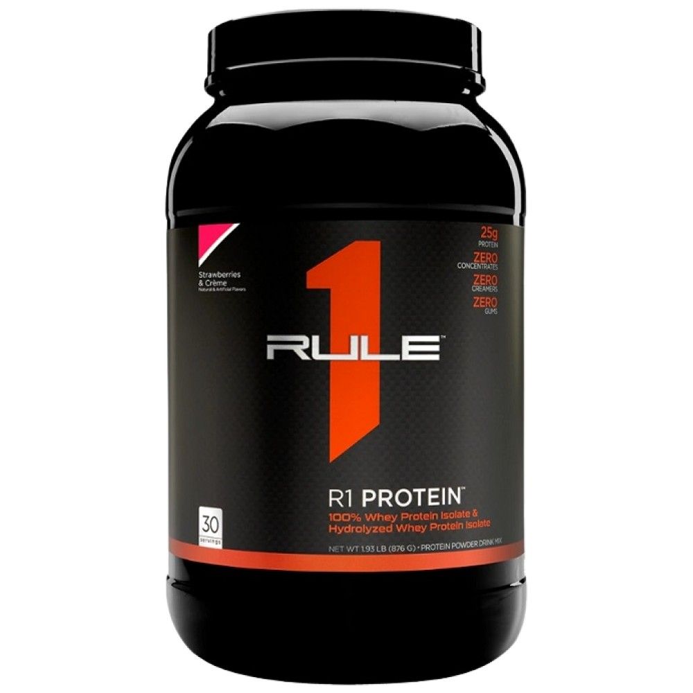 R1-Protein | 100 % Molkenisolat und Molkenhydrolysat – 855–930 Gramm
