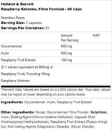 Himbeerketone | Ballaststoffformel – 60 Kapseln