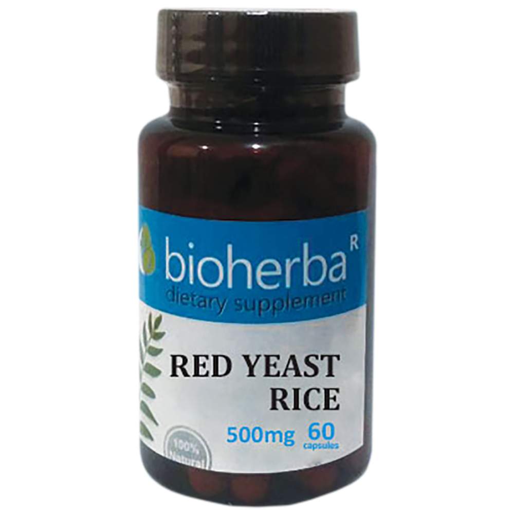 Roter Hefereis 500 mg – 60 Kapseln