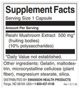 Reishi-Pilzextrakt 500 mg | Standardisiert - 90 Kapseln
