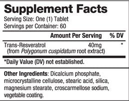 Resveratrol 40 mg/60 Kapseln