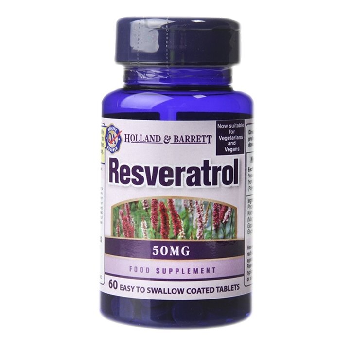 Resveratrol (Resveratrol) 50 mg 60 Tabletten HOLLAND & BARRETT