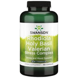 Rhodiola Holy Basil Baldrian Stress Complex – 180 Kapseln