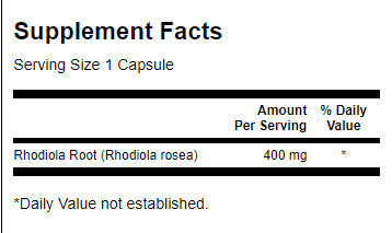 Rhodiola Rosea Wurzel 400 mg – 100 Kapseln