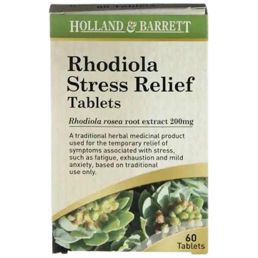 Rhodiola Stress Relief 200 mg – 60 Tabletten