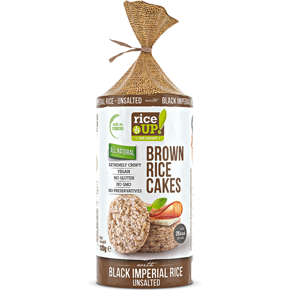 Reis UP! Braune Reiskuchen – 120 g