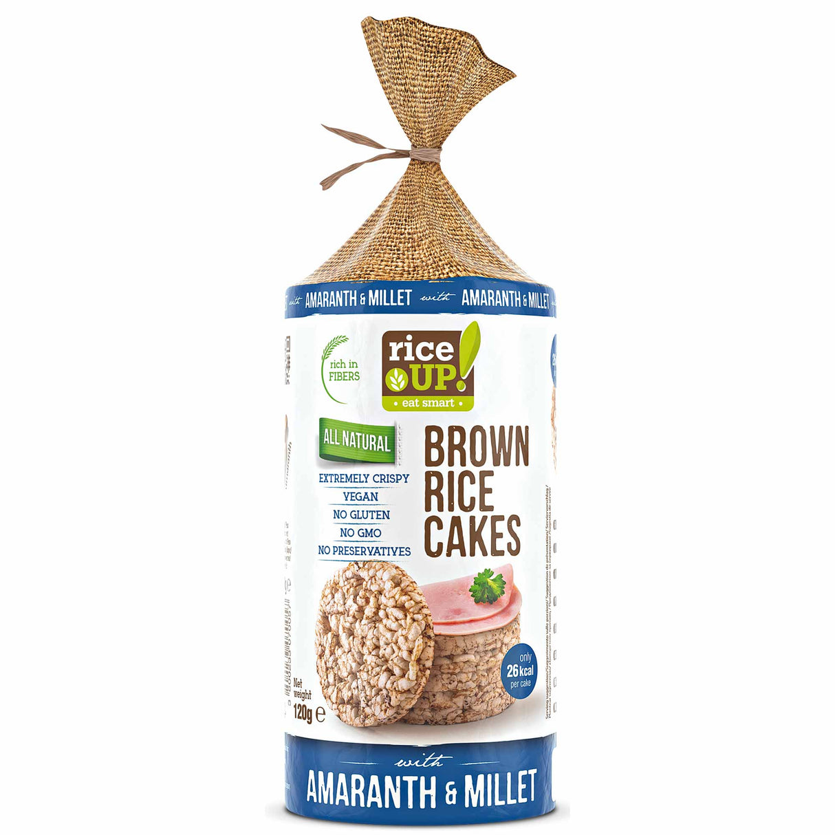 Reis UP! Braune Reiskuchen – 120 g
