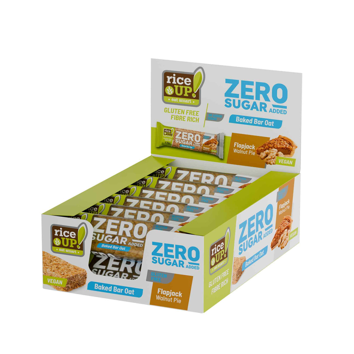 RiceUP! ZERO SUGAR – Flapjack-Riegel – 12 x 70 g