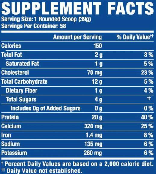Ronnie Whey XS – 2270 Gramm