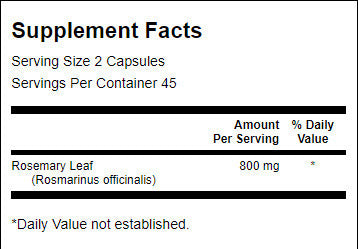 Rosmarin 400 mg – 90 Kapseln