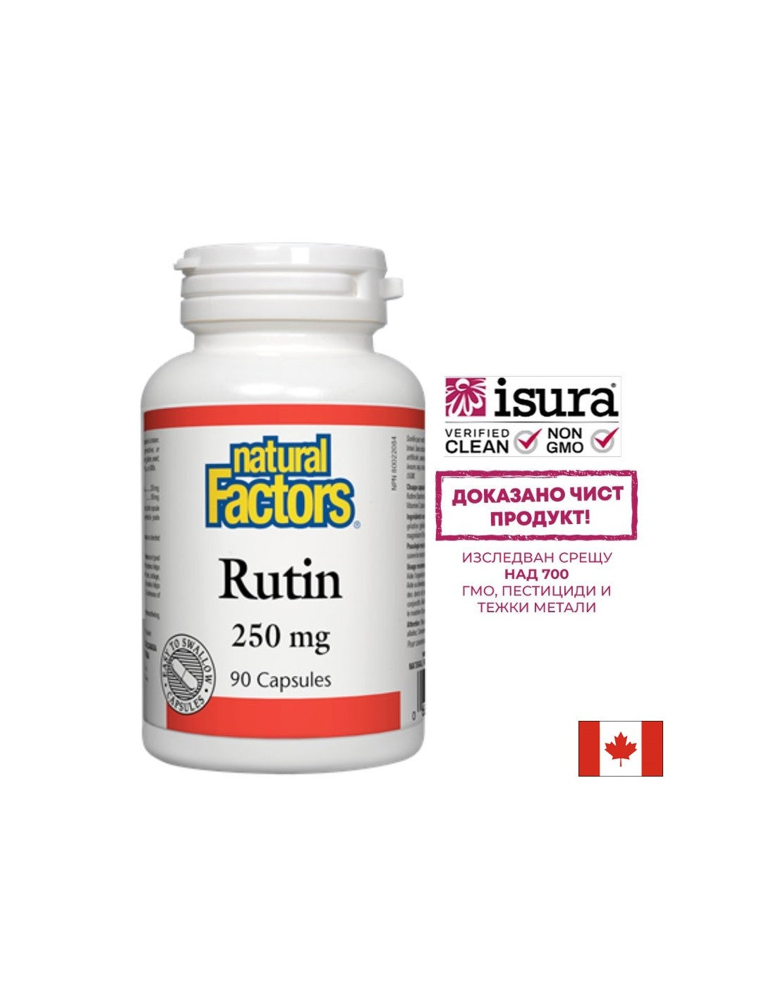 Rutin 250 mg – 90 Kapseln