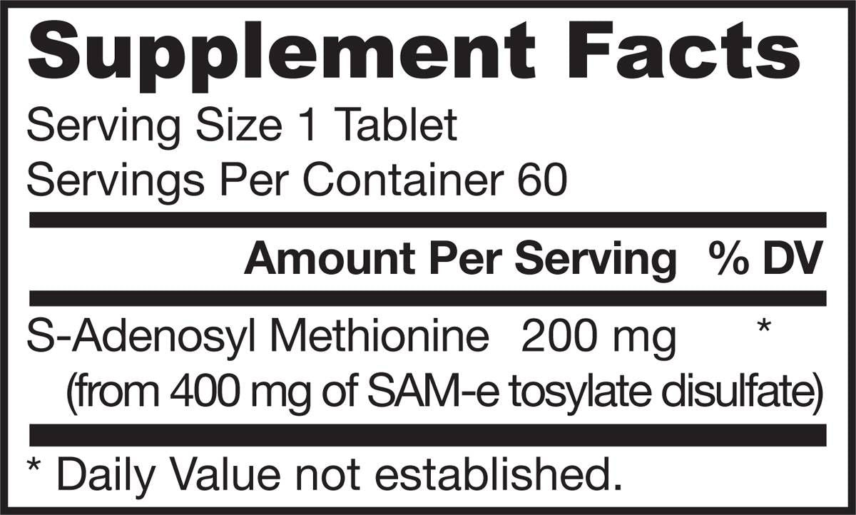 SAM-e 200 mg – 60 Tabletten