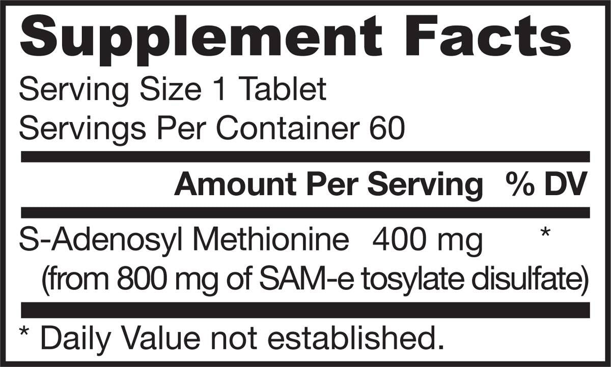 SAM-e 400 mg – 60 Tabletten