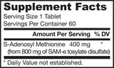SAM-e 400 mg – 60 Tabletten