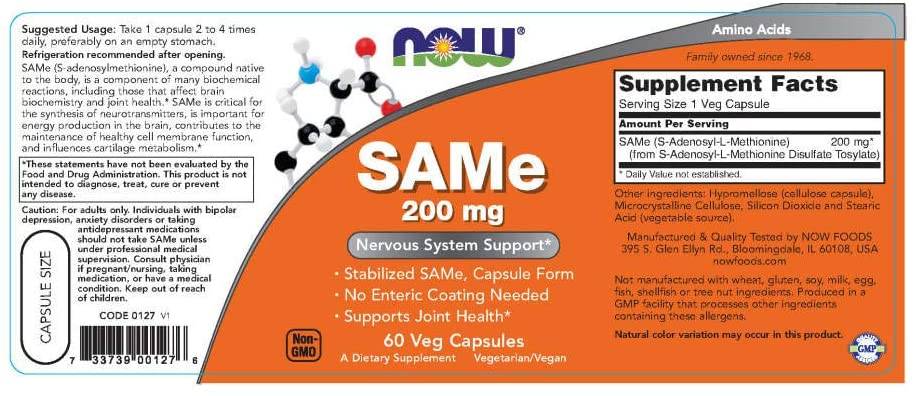 SAMe 200 mg – 60 Kapseln