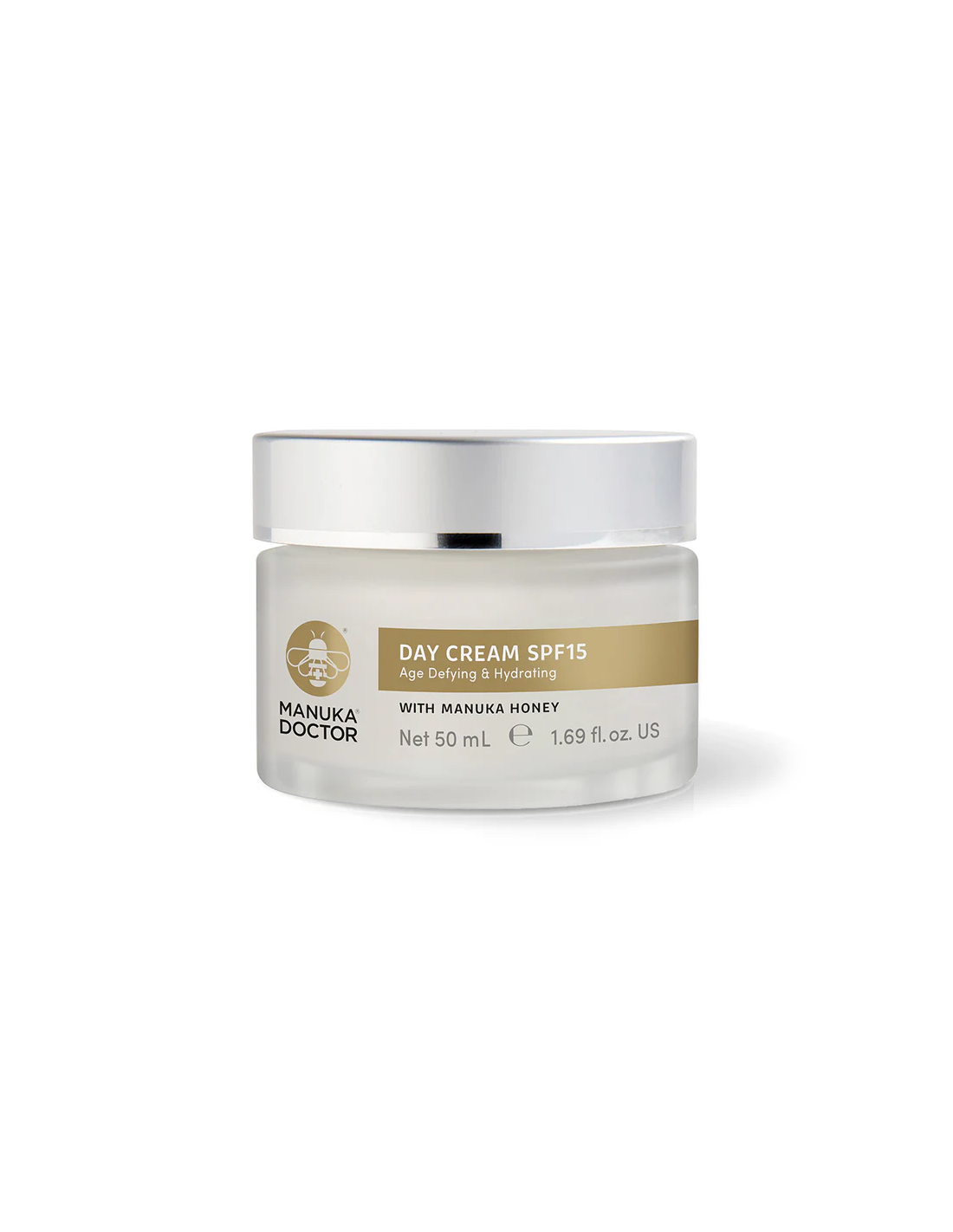 Feuchtigkeitsspendende tägliche Anti-Aging-Gesichtscreme LSF 15 mit Manukahonig, 50 ml