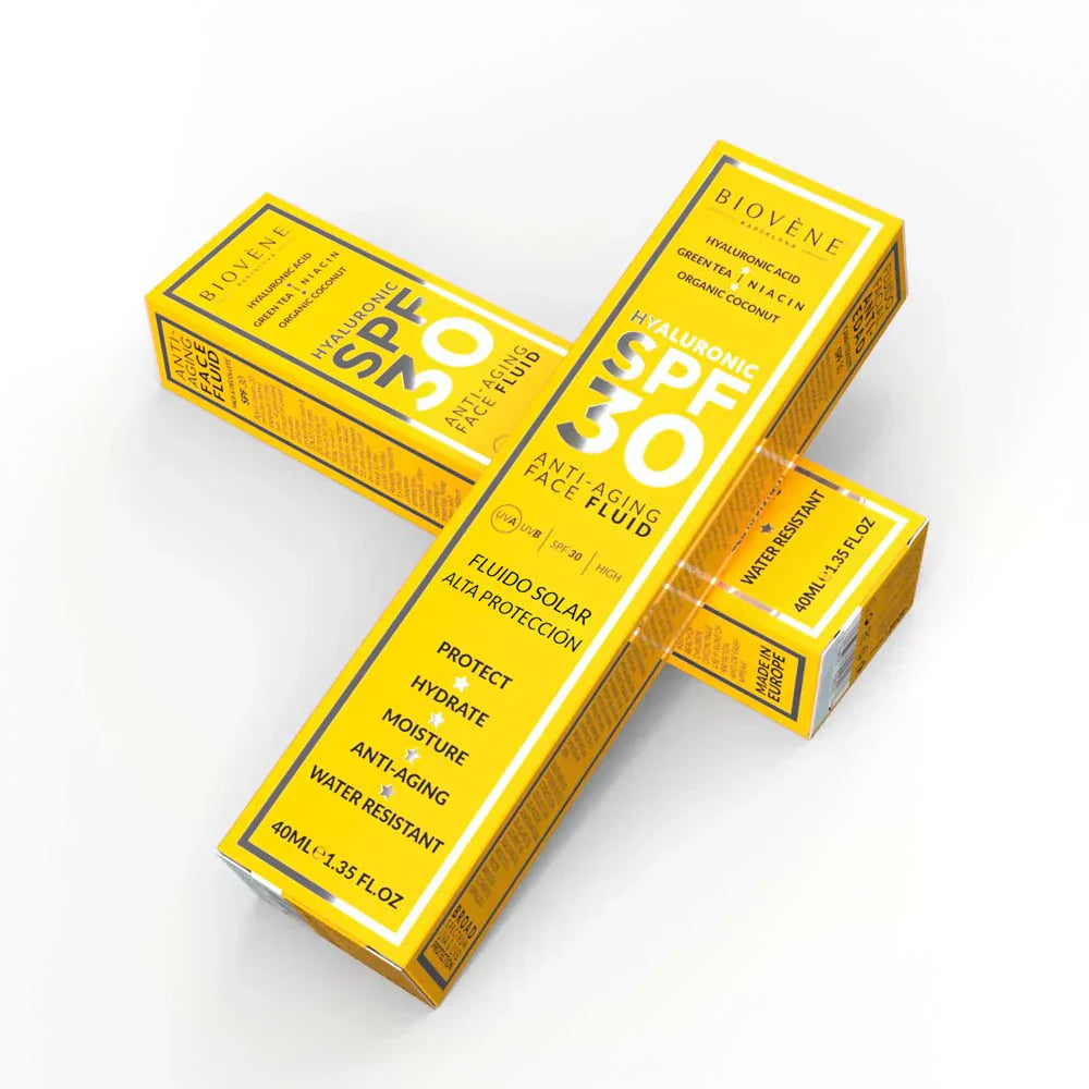 Feuchtigkeitsspendender Sonnenschutz für das Gesicht LSF 30 mit Anti-Aging-Hyaluronsäure – 40 ml