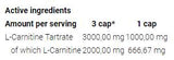 L -Carnitin 3000 -Kappen - 120 Kapseln
