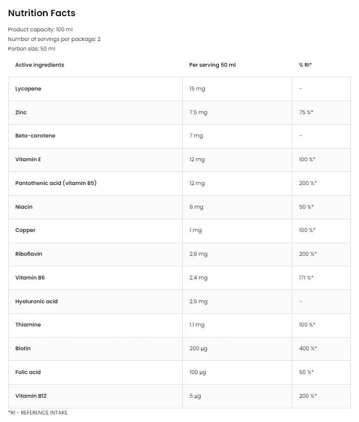 SUNbeam Multivitamin-Shot | Bessere Bräunungsformel – 100 ml