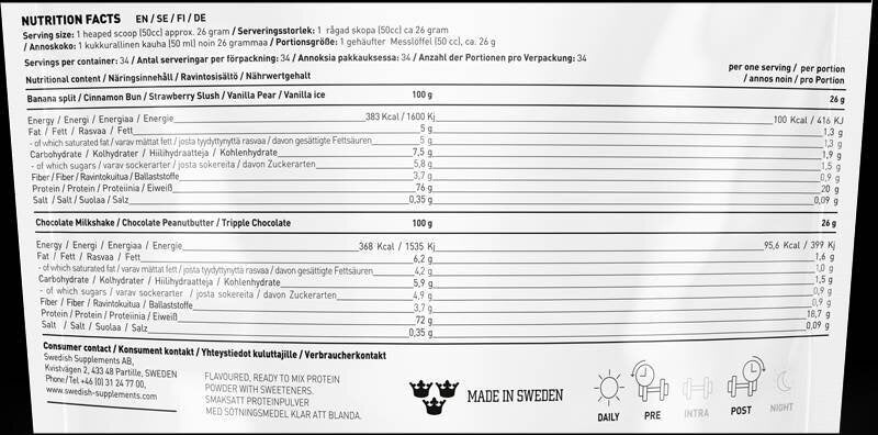 <tc>Swedish Supplements</tc> Lifestyle Whey [900 Gramm, 34 Dosen]
