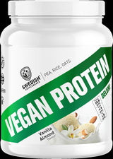 <tc>Swedish Supplements</tc> Veganes Protein Deluxe | aus Erbsen, Reis und Hafer [750 Gramm, 27 Portionen]