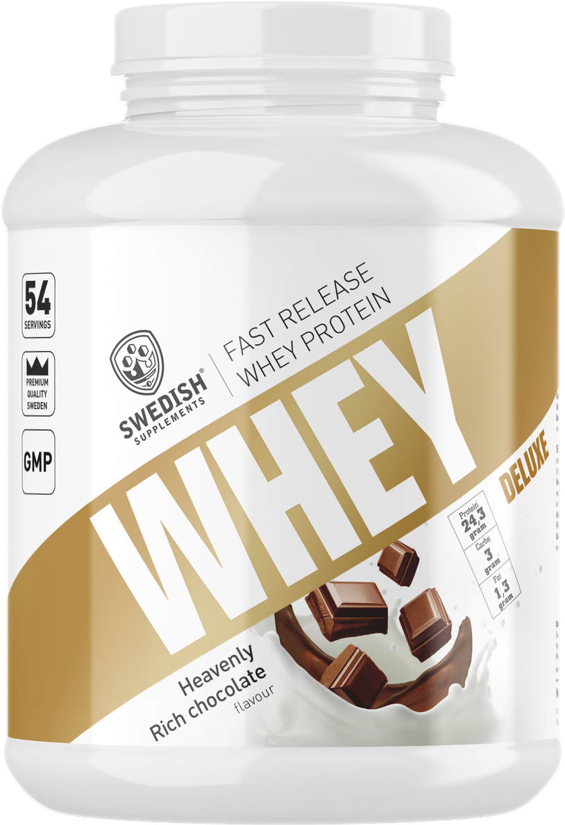 <tc>Swedish Supplements</tc> Whey Protein Deluxe [2000 Gramm, 60 Portionen]