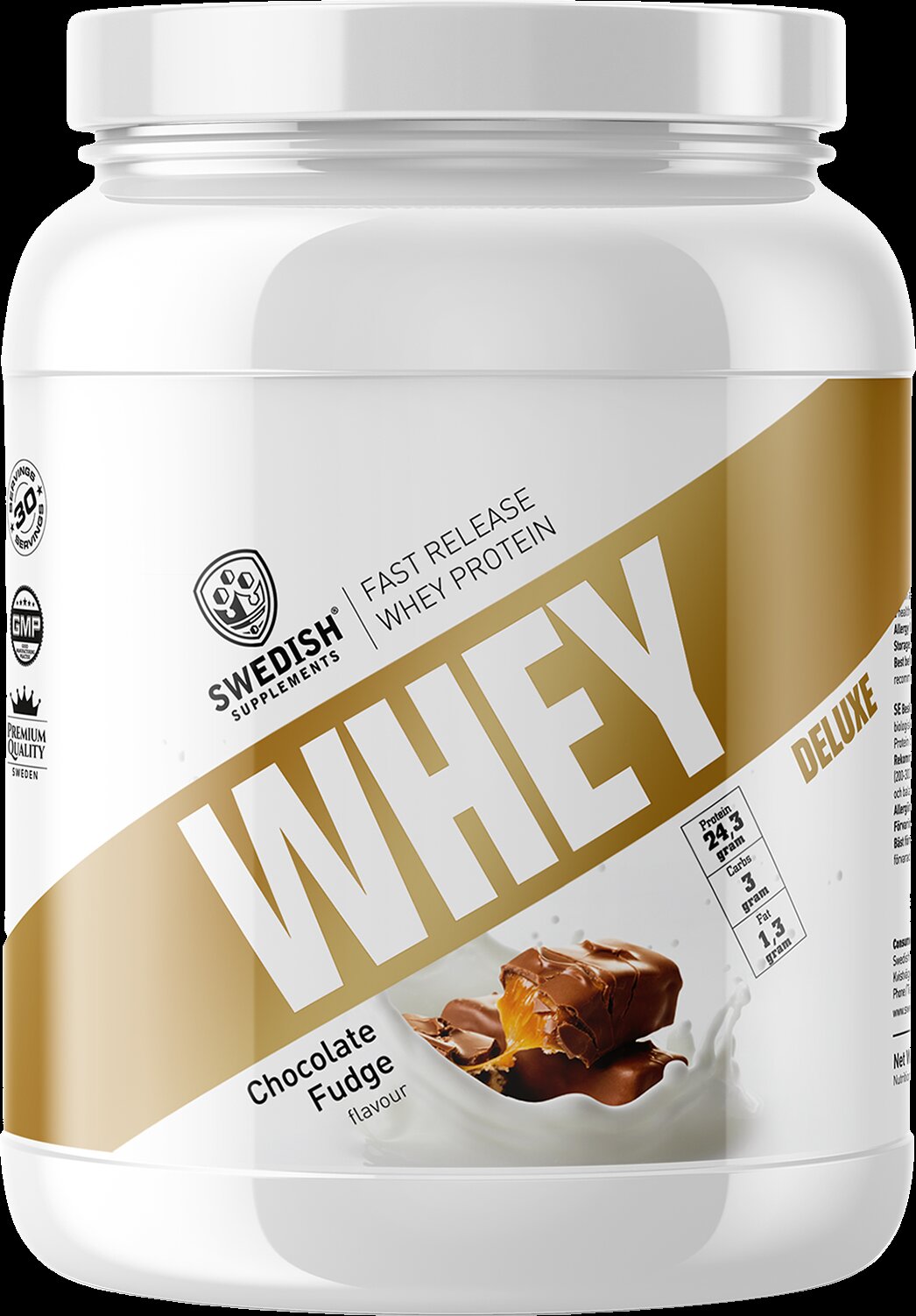 <tc>Swedish Supplements</tc> Whey Protein Deluxe [900 Gramm, 27 Portionen]