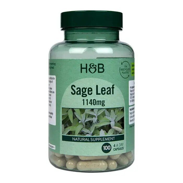Salvia (Salbeiblatt) (Salbei) 285 mg 100 Kapseln HOLLAND & BARRETT