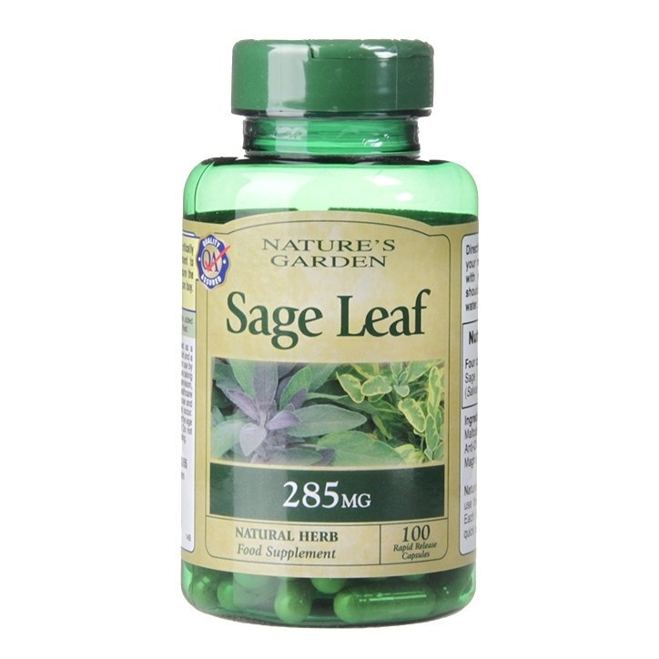 Salvia (Salbeiblatt) (Salbei) 285 mg 100 Kapseln HOLLAND & BARRETT