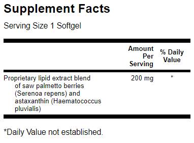 Sägepalmetto / Astaxanthin Prostata -Komplex 60 Gelkapseln