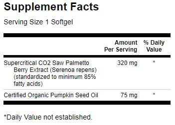 Sägepalmetto - Maximale Stärke 320 mg 60 Gelkapseln