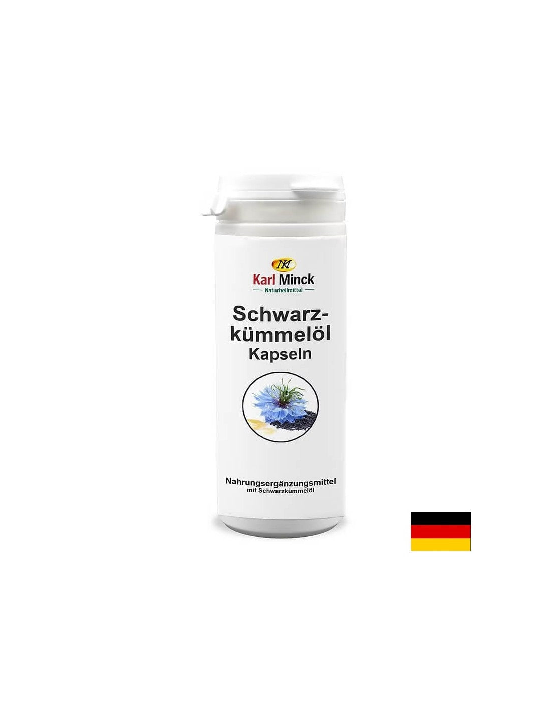 Schwarzkümmelöl – Schwarzkümmelöl 500 mg, 100 Kapseln <tc>Karl Minck</tc>
